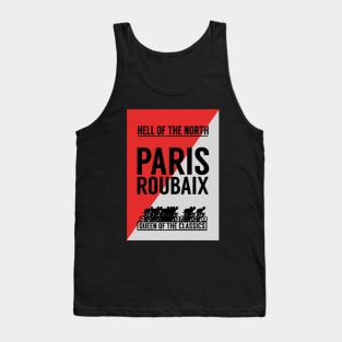 Paris Riubaix Tour de France Bicycle Racing Print Tank Top